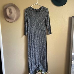 sweater dress with slits on side